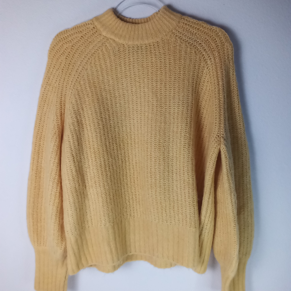 ASOS Monki Yellow High Neck Sweater